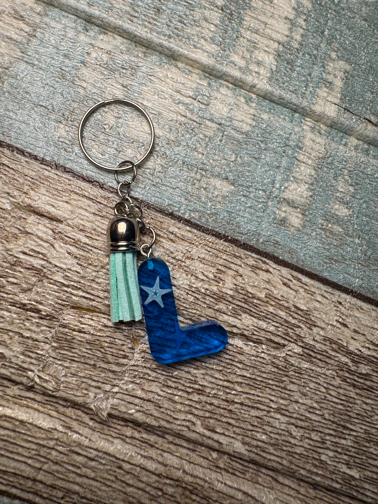 Porte-clés bleu L