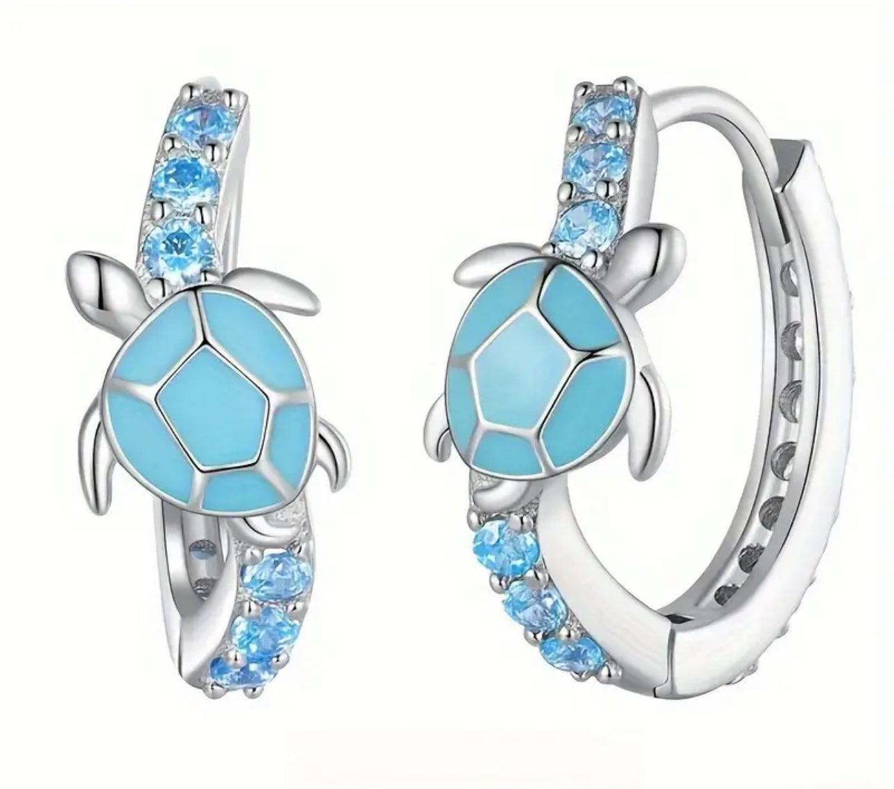 Boucles d'oreilles tortue