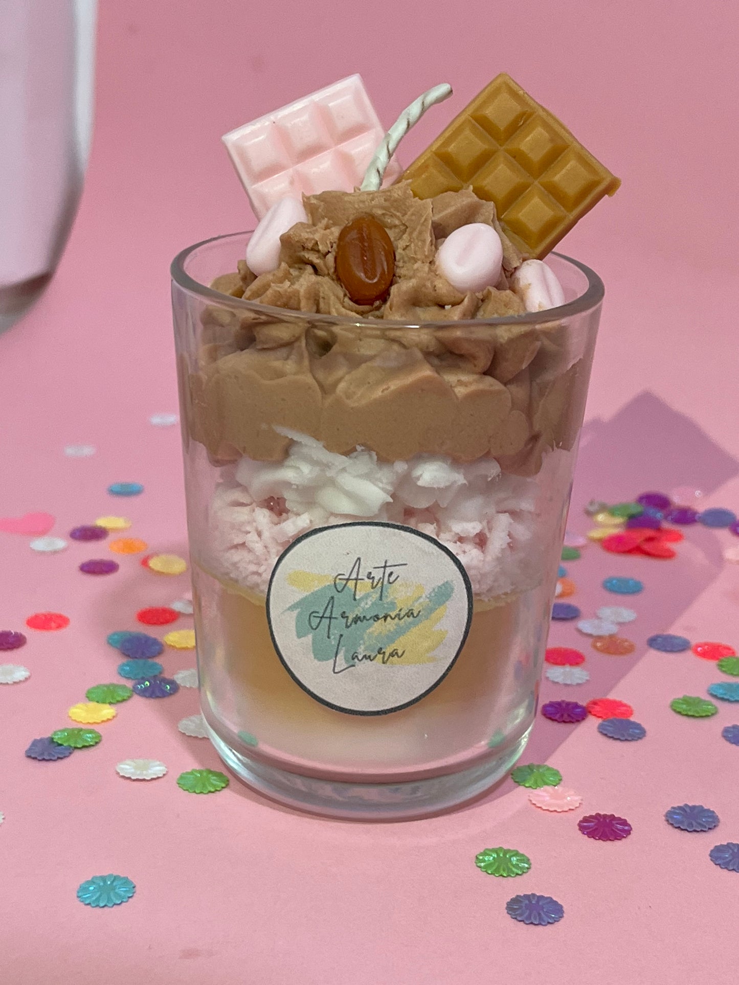 Vela batido de chocolate con galletas