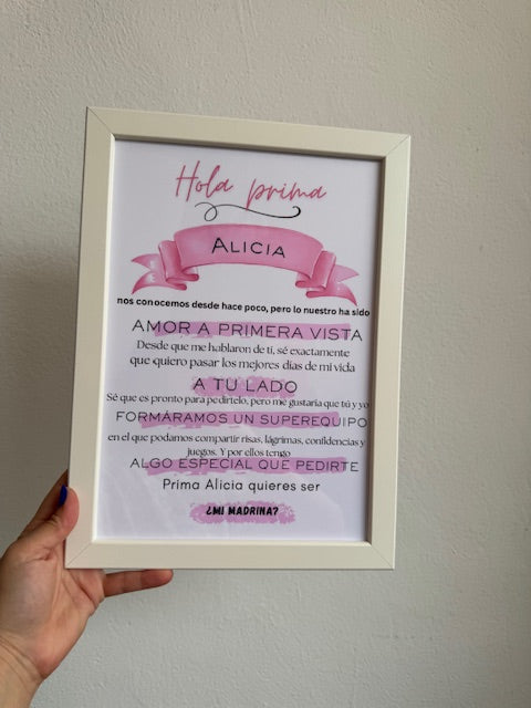 Cuadro madrina o padrino