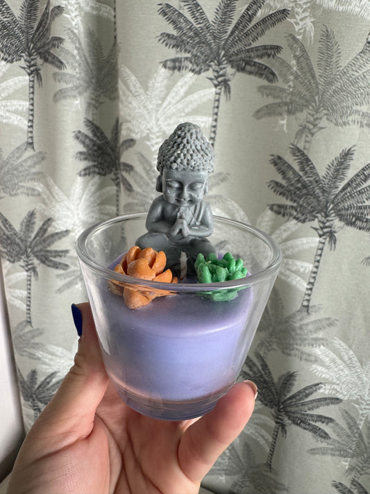Vela buda floral