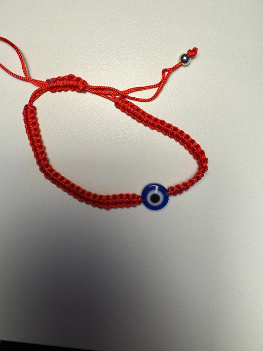 Pulsera roja ojo turco
