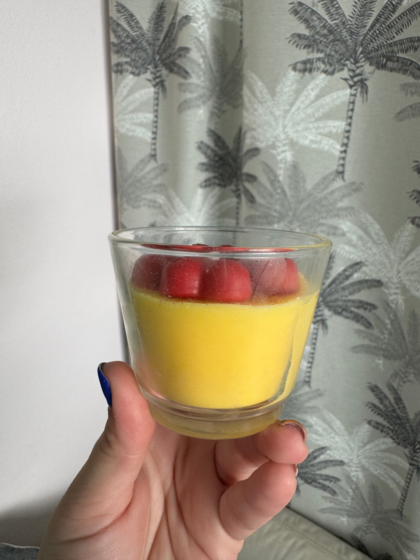 Bougie en forme de cœur