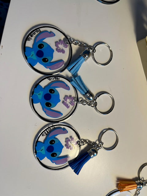 Llaveros personalizados de Stitch