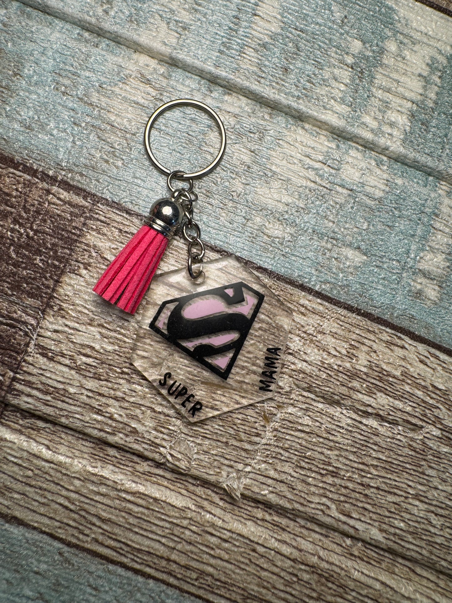 Porte-clés « Super Maman »