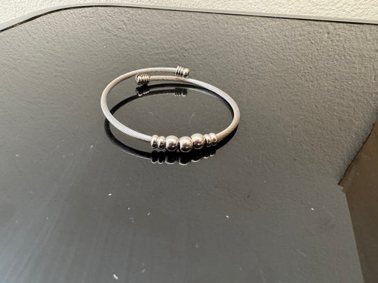 Pulsera plateada
