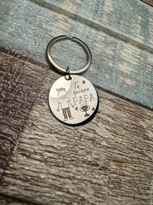 Llavero “Te quiero papá”