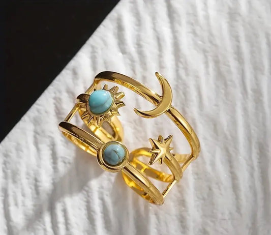 Anillo sol y luna