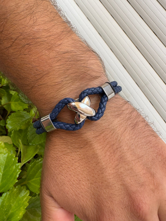 Pulsera caballero cuero