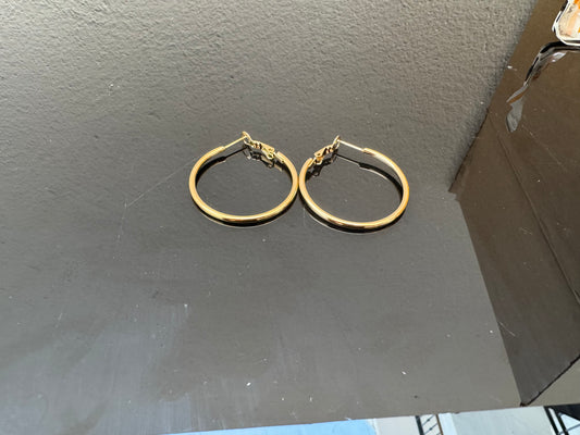 Aros dorados 30mm